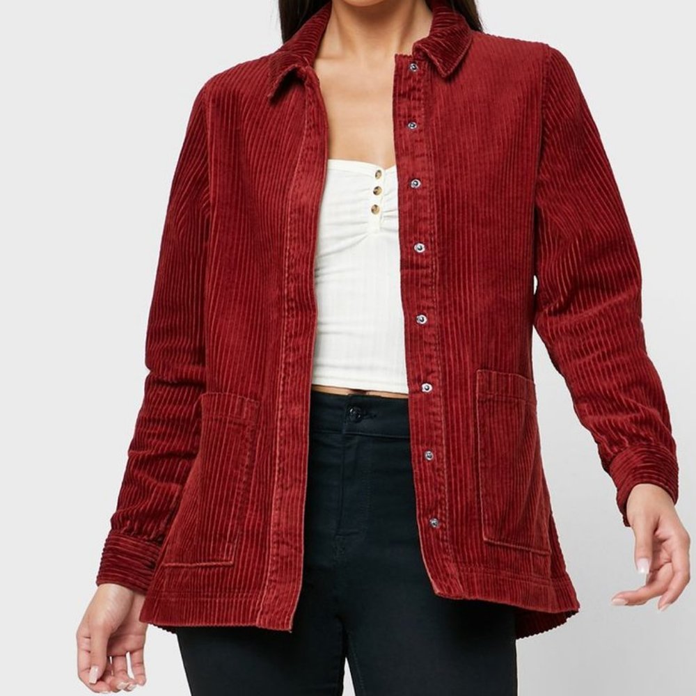 Maroon Corduroy Jacket